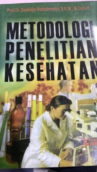Image of Metodologi Penelitian Kesehatan