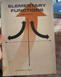 Image of Elementary Functions: Solution Key