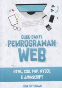 Image of Buku Sakti Pemrograman WEB: HTML, CSS, PHP, MYSQL & JAVASCRIPT
